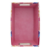 Aufbewahrungsbox in abstraktem Design, Maße 28 x 18 x 13 cm, aus FSC-zertifiziertem Material