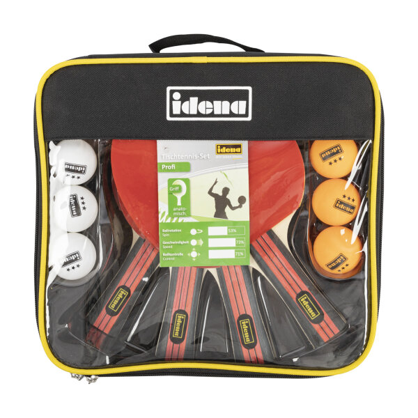 Tischtennis-Set Profi mit 13 Teilen aus FSC-zertifiziertem Holz und Wettkampf-Qualität