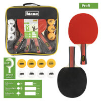 Tischtennis-Set Profi mit 13 Teilen aus FSC-zertifiziertem Holz und Wettkampf-Qualität