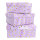 Geschenkboxen "Dot" - 3er Set, FSC® Mix, lila