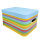 Zwei Aufbewahrungsboxen im Streifen-Design in einem Set aus stabilem FSC-Mix Material