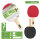 Tischtennisschläger für Anfänger mit FSC-zertifiziertem Holzgriff und buntem Belag für optimale Ballkontrolle