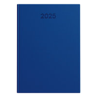 Buchkalender Basic 2025 – DIN A5, FSC® Mix, blau