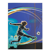 Fußball-Sammelmappe im DIN A3-Format mit coolen...
