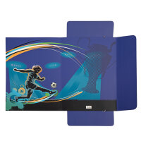 Fußball-Sammelmappe im DIN A3-Format mit coolen Fußballmotiven und FSC-Mix-Zertifizierung