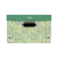 Faltbare Aufbewahrungsbox in Grün aus recyceltem...