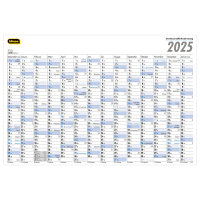 Plakatkalender 2025 - 101 x 68 cm, FSC® Mix