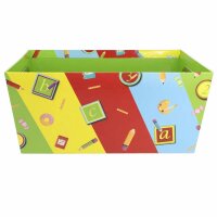 Stabiler Ablagekorb für die Schule in den Maßen 27,9 x 17,8 x 12,7 cm aus FSC Mix zertifiziertem Material