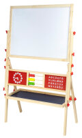 Magnetische Standtafel mit zwei Seiten (76 x 38 x 118 cm)...