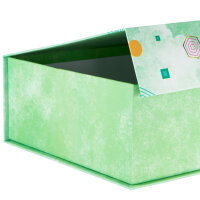 Zwei Kindergeschenkboxen im 2er-Set mit praktischem Magnetverschluss und FSC-Mix Zertifizierung