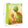 Bunte Geschenktasche mit Dino-Motiv, perfekt für kleine Dinosaurier-Fans, Maße: 23 x 18 x 8 cm