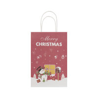 Geschenktasche Merry Christmas in den Maßen 27 x 18...