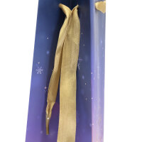 Lila Weihnachtsgeschenktasche aus nachhaltigem FSC-Mix-Papier mit den Maßen 36 x 12 x 9 cm