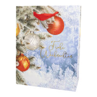 Weiße Geschenktasche Weiße Weihnachten mit...