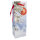 Weiße Flaschentasche Weiße Weihnachten in den Maßen 36 x 12 x 9 cm aus FSC-Mix Holz mit winterlichem Design