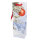 Weiße Flaschentasche Weiße Weihnachten in den Maßen 36 x 12 x 9 cm aus FSC-Mix Holz mit winterlichem Design