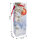 Weiße Flaschentasche Weiße Weihnachten in den Maßen 36 x 12 x 9 cm aus FSC-Mix Holz mit winterlichem Design