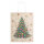 Geschenktasche mit Tannenbaum-Motiv, 33 x 25 x 12 cm groß, FSC-Mix zertifiziert