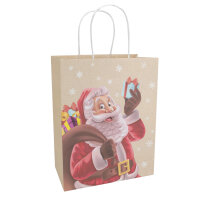 Weihnachtliche Geschenktasche Santa mit den Maßen...