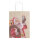 Gemusterte Geschenktasche in Santa-Design mit den Maßen 27 x 21 x 11 cm aus FSC-Mix