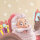 Gemusterte Geschenktasche in Santa-Design mit den Maßen 27 x 21 x 11 cm aus FSC-Mix
