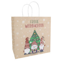 Geschenktasche mit Wichtel-Motiv, 28 x 28 x 15 cm,...