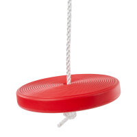 Tellerschaukel mit einem Durchmesser von 28 cm, ideal für Spielplätze oder den Garten, aus robustem Kunststoff in fröhlichem Design