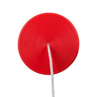 Tellerschaukel mit einem Durchmesser von 28 cm, ideal für Spielplätze oder den Garten, aus robustem Kunststoff in fröhlichem Design