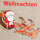 Weihnachtsgeschenksack mit Weihnachtsmann und Schlitten Motiv, 30 x 40 cm groß, ideal für Geschenke in der Weihnachtszeit