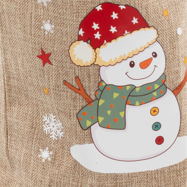 Abbott Mini-Strumpf Mit Schneemann – Handgefertigte Weihnachtsdekoration Aus Wollfilz