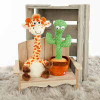 Plappertier - Giraffe, 32 cm, batteriebetrieben