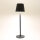 Moderne LED-Tischleuchte in Schwarz mit Touch-Funktion und einer Höhe von 38 cm für den Innen- und Außenbereich