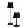 Moderne LED-Tischleuchte in Schwarz mit Touch-Funktion und einer Höhe von 38 cm für den Innen- und Außenbereich
