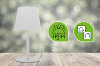 Tischleuchte LED "Touch" - weiß, 38 cm, für Innen & Außen