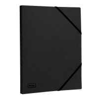 Schwarzes Ringbuch aus recyceltem Karton, 25 cm...