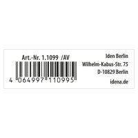 Schwarzes Ringbuch aus recyceltem Karton, 25 cm Rückenbreite, FSC-Mix zertifiziert