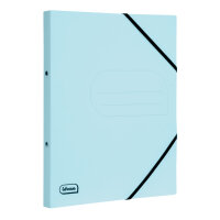 Ringbuch aus Eco-Karton in Hellblau mit 25 cm...