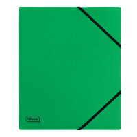 Ringbuch aus Recyclingkarton in Hellgrün mit 25 cm Rückenbreite und FSC-Mix-Zertifizierung