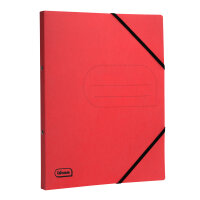 Rotes Ringbuch aus recyclebarem Karton, 25 cm...