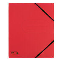 Rotes Ringbuch aus recyclebarem Karton, 25 cm...