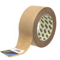 Extra starkes Packband aus Recycling-Papier in Braun, 5 cm breit und 50 m lang