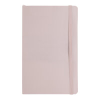 Rosa kariertes Notizbuch aus umweltfreundlichem Material...