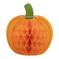 Orange Halloween-Kürbis-Girlande aus Pappe mit einer Länge von 2 Metern und FSC-Mix-Zertifizierung