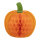 Orange Halloween-Kürbis-Girlande aus Pappe mit einer Länge von 2 Metern und FSC-Mix-Zertifizierung