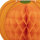 Orange Halloween-Kürbis-Girlande aus Pappe mit einer Länge von 2 Metern und FSC-Mix-Zertifizierung