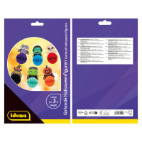 Girlande Halloween "Wabenball-Figuren" - 3 m