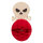 Halloween-Girlande mit Wabenball-Figuren in Grusel-Optik, 3 Meter lang, FSC-Mix zertifiziert