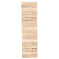 Wackelturm aus FSC-zertifiziertem Holz, 26 x 8 x 8 cm, für spannenden Spielspaß