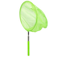 Teleskop-Kescher mit einem ausziehbaren Griff bis zu 83 cm, sortiert in drei verschiedenen Farben