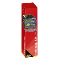 Pickleball-Set mit Netz, 2 Schlägern und 2 Bällen aus FSC-zertifiziertem Material